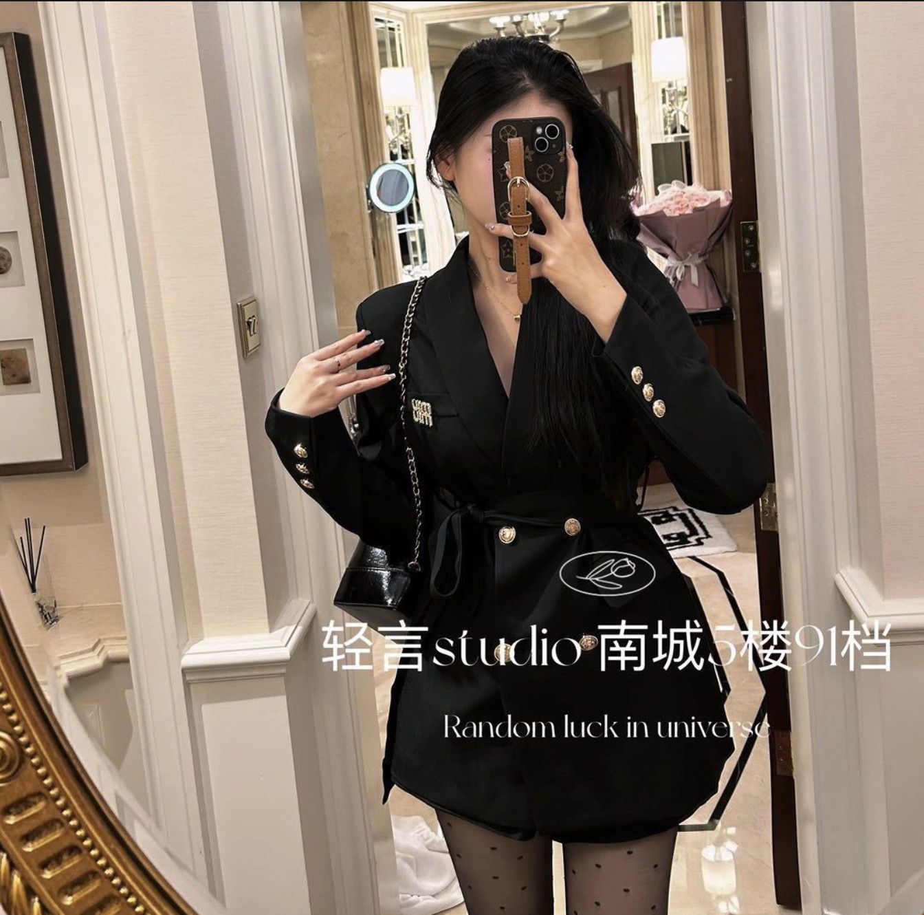 轻言studio-南城5楼91档 南城 档口微信二维码及货源实拍