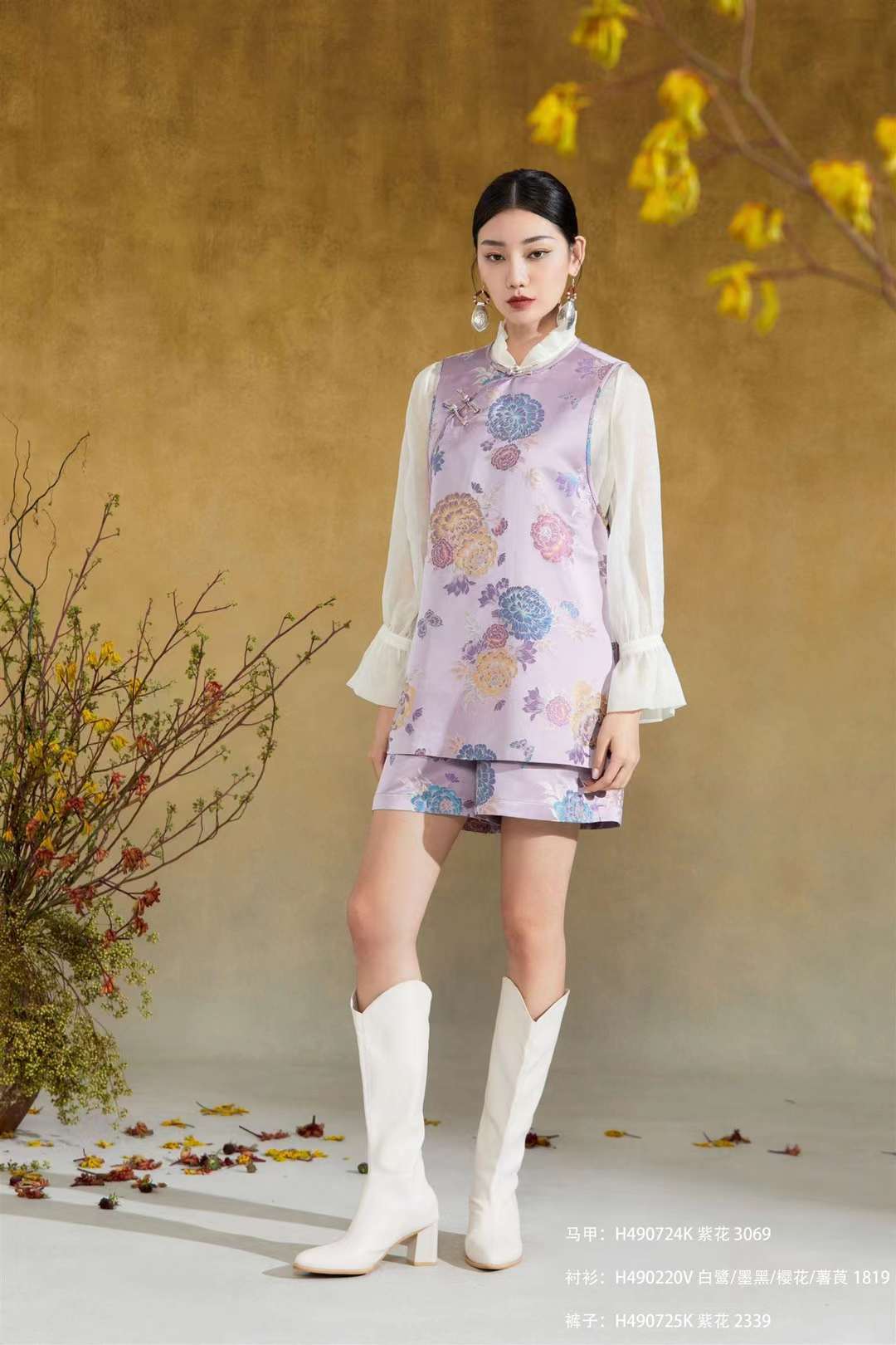 晒谷场 新中式-109栋A38 南油原创设计 档口微信二维码及货源实拍