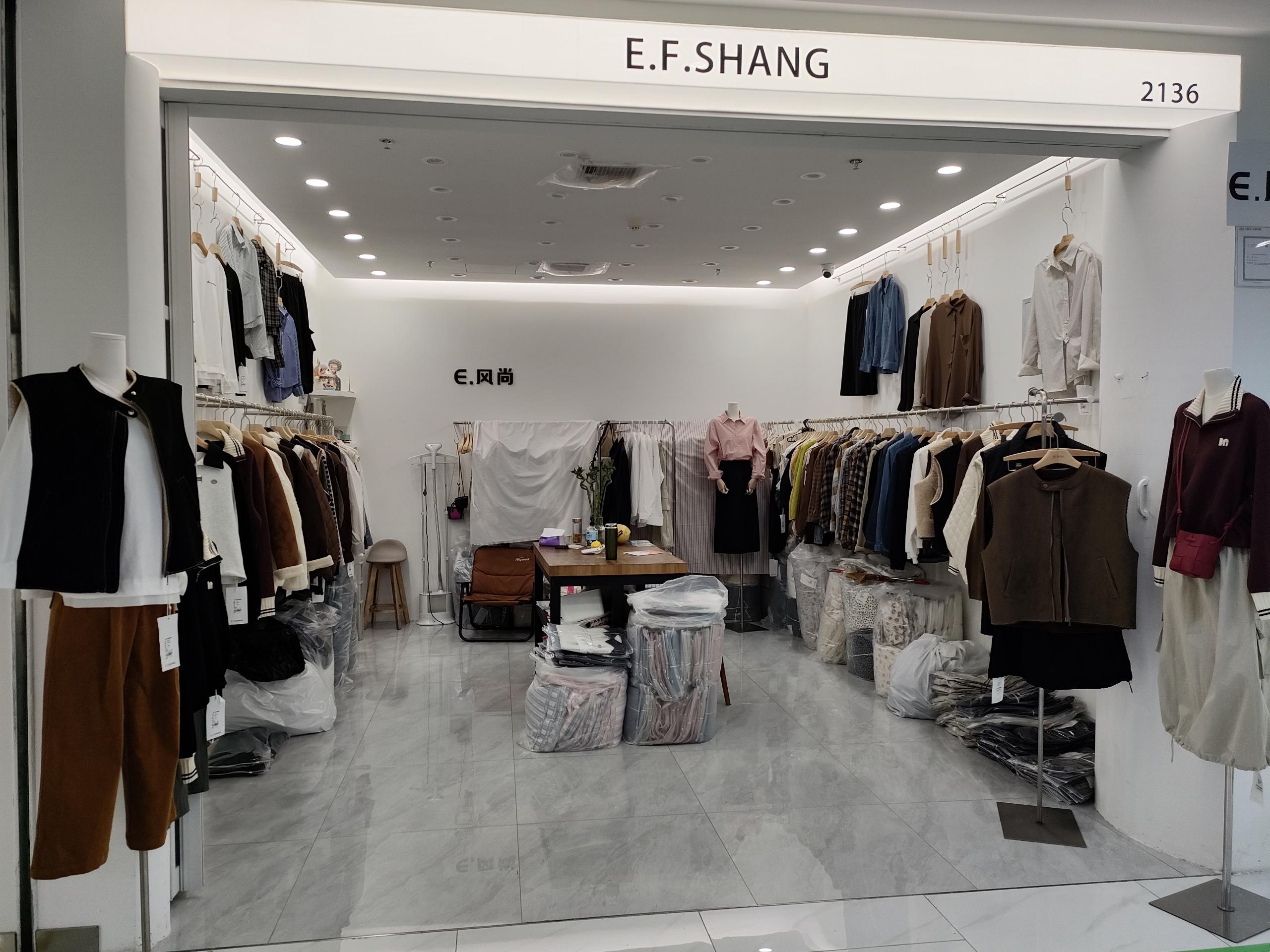 E.F.SHANG 9意法 档口微信二维码及货源实拍