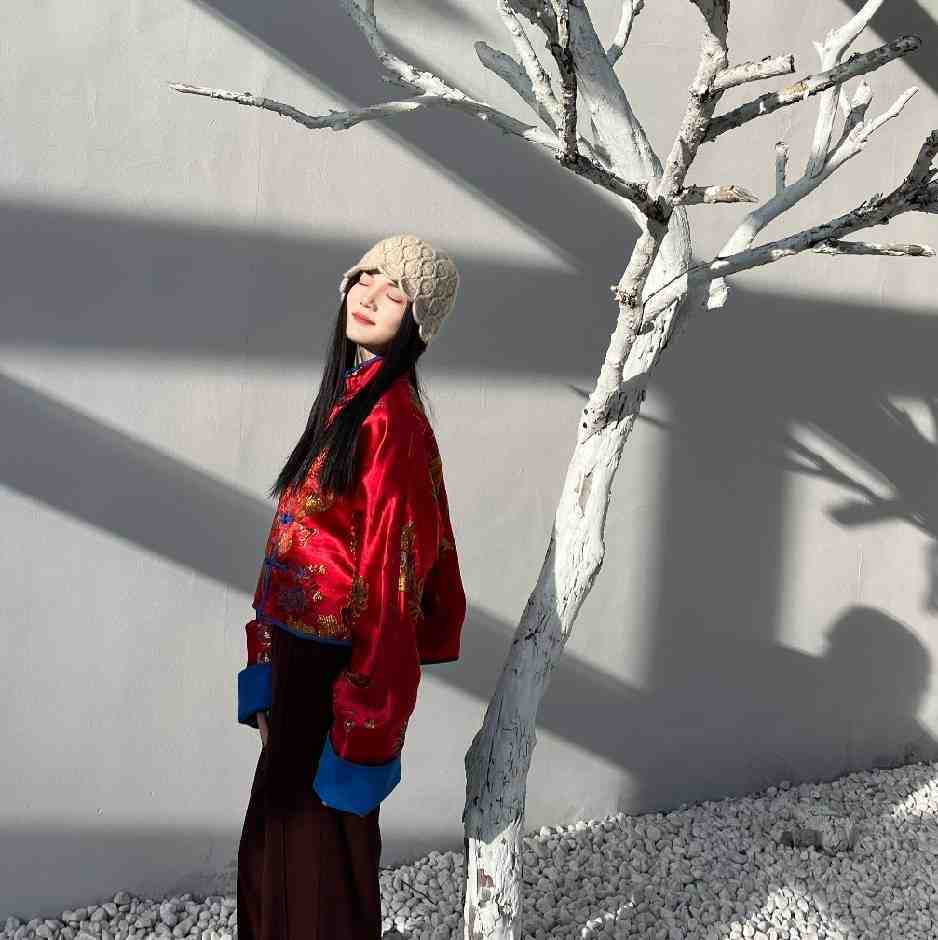 繁花（真丝老缎） 南油原创设计 档口微信二维码及货源实拍