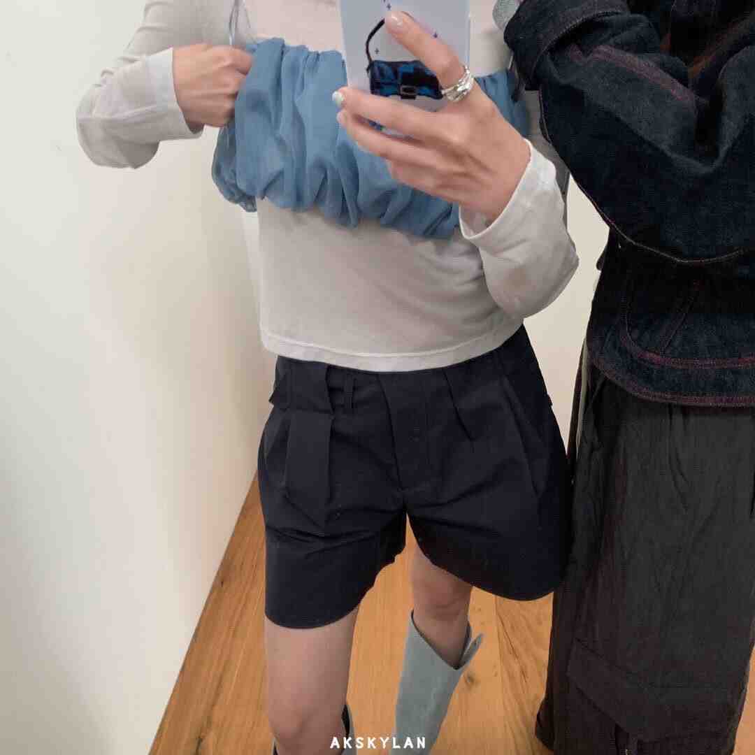 A.K/AKSKYLAN-B517 十三行服装批发市场 档口微信二维码及货源实拍