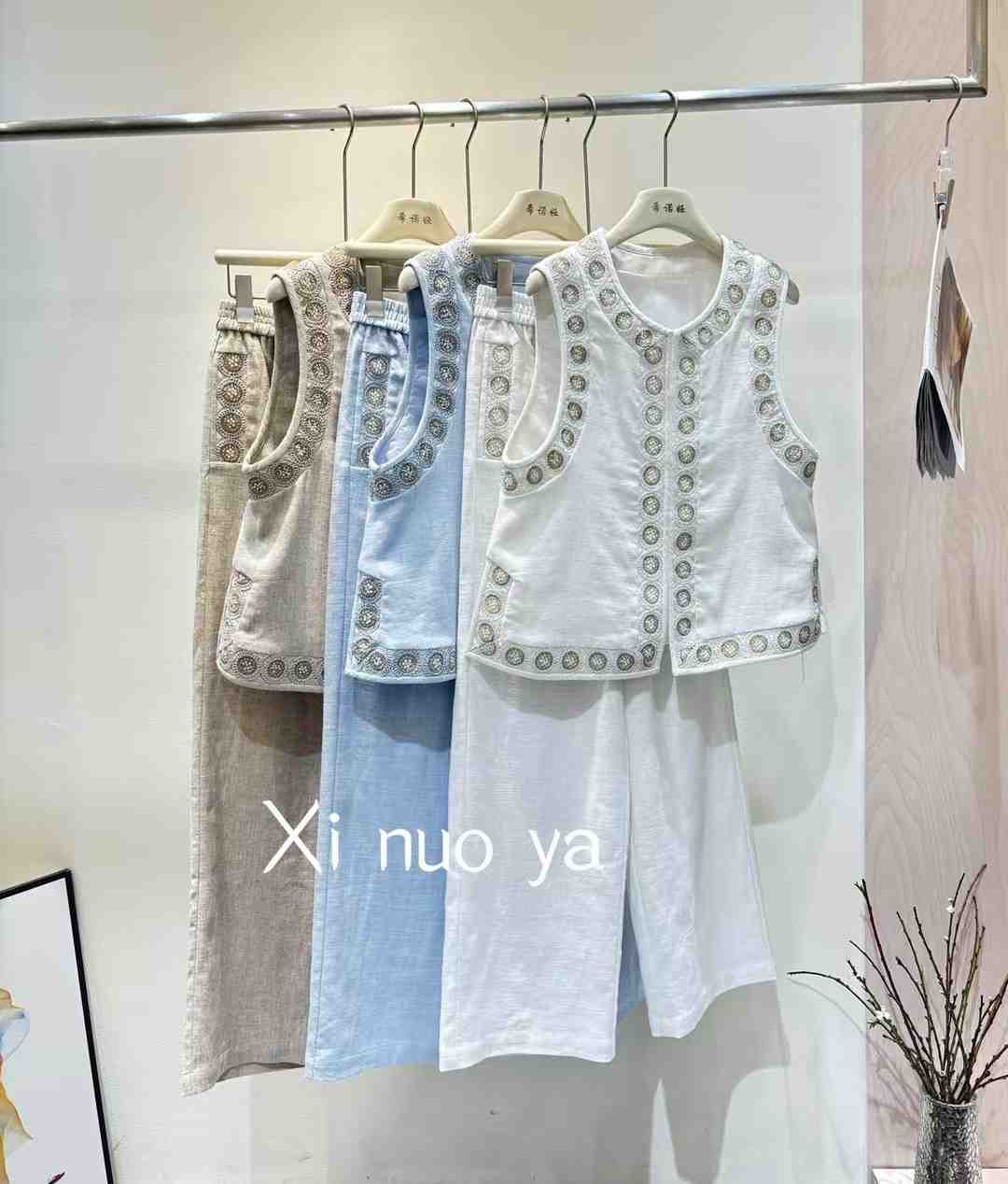 希诺娅xinuoya(真丝亚麻)-金晖A1007 产品图